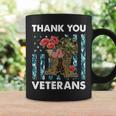 Vintage Thank You Veterans Combat Boots Flower Veteran Day Coffee Mug Gifts ideas