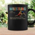 Vintage Wrestling Definition Retro Wrestler Coffee Mug Gifts ideas