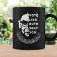 Vote Like Ruth Sent You Feminist Coffee Mug Gifts ideas