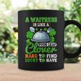 A Waitress Is Like A Four Leaf Clover St Patrick's Day Coffee Mug Gifts ideas