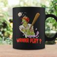 Wanna Play Zombie Baseball Player Coffee Mug Gifts ideas
