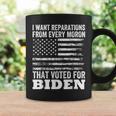 I Want Reparations From Every Moron That Voted For Biden Coffee Mug Gifts ideas