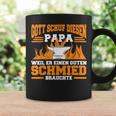 Weapon Schmied Papa Schmiedekunst Forging Hammer Tassen Geschenkideen