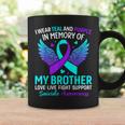 I Wear Teal And Purple For My Brother Suicide Prevention Coffee Mug Gifts ideas