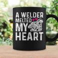 A Welder Melted My Heart Outfit For Wife Girlfriend Coffee Mug Gifts ideas