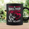 A Welder Melted My Heart Welding Lover Wife Coffee Mug Gifts ideas