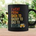 I Went From Dada To Daddy To Dad To Bruh Beer Father Day Coffee Mug Gifts ideas
