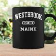 Westbrook Maine Me Vintage State Athletic Style Coffee Mug Gifts ideas