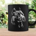 White Portrait American Pitbull Terrier Coffee Mug Gifts ideas