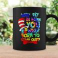 Why Fit In Doctor Teacher Cat In Hat Cool Autism Awareness Coffee Mug Gifts ideas