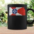 Wichita Kansas Flag Distressed Wichita Kansas Coffee Mug Gifts ideas