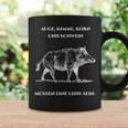 Wild Boar Saying Jägerlatein Hunter Slogan Tassen Geschenkideen