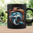 Wild Western Howdy Dolphin Sea Ocean Animal Lover Cowboy Hat Coffee Mug Gifts ideas