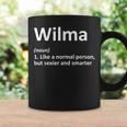 Wilma Definition Idea De Regalo De Cumpleaños Con Nombre Personalizado Taza de café Ideas de regalos