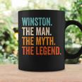 Winston The Man The Myth The Legend First Name Winston Coffee Mug Gifts ideas