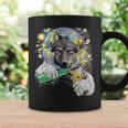 Wolf As Astronaut In Space Enjoying Drink Coffee Mug Gifts ideas