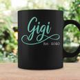 Women's Gigi Est Established 2020 Grandmother Coffee Mug Gifts ideas