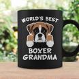 World's Best Boxer Grandma Dog Granddog Coffee Mug Gifts ideas