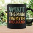 Wyatt The Man The Myth The Legend First Name Wyatt Coffee Mug Gifts ideas