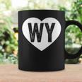 Wyoming Heart Hometown State Pride Western Love Coffee Mug Gifts ideas