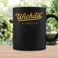 Yellow Vintage Retro Wichita Kansas Novelty Souvenir Coffee Mug Gifts ideas