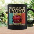I Yoyo And I Know Things Vintage Yoyo Coffee Mug Gifts ideas