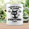 100 Days Of School It's Fine I'm Fine Everything Is Fine Coffee Mug Gifts ideas