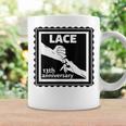 13Th Wedding Anniversary Traditional Lace Coffee Mug Gifts ideas