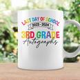 2023-2024 Last Day Of School Autograph 3Rd Grade Graduation Coffee Mug Gifts ideas