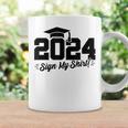 2024 Senior Graduation Autograph Class Of 2024 Coffee Mug Gifts ideas