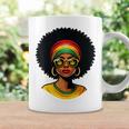 Africa Woman Headscarf Nubian Melanin Popping Black History Coffee Mug Gifts ideas