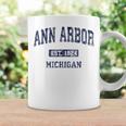 Ann Arbor Michigan Vintage Athletic Sports Coffee Mug Gifts ideas