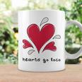 Anti-Valentine's Day Hearts Go Loco Crazy In Love Coffee Mug Gifts ideas