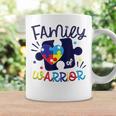 Autism Awareness Family Of Warrior Bro Sis Mom Dad Awareness Coffee Mug Gifts ideas