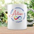 Autismo Aceptar Entender Apoyo Respeto Amor Neurodiversidad Taza de café Ideas de regalos