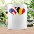 Belgium Usa FlagHeart Belgian Americans Love Cute Coffee Mug Gifts ideas