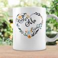 Best Ma Ever Heart Flower Blessed Grandma Mother's Day Coffee Mug Gifts ideas