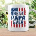 Best Papa Ever Us American Flag For Father's Day Men Coffee Mug Gifts ideas