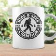 Bigfoot Hide And Seek Champion Sasquatch Retro Vintage Coffee Mug Gifts ideas