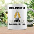 Bratwurst Und Bier Um Um Bin Ich Hier Hier Gray S Tassen Geschenkideen