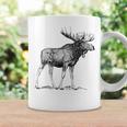Bull Moose Cool Moose Drawing Moose Sketch Coffee Mug Gifts ideas