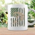 Camouflage Usa Flag Big Mouth Bass Fishing Coffee Mug Gifts ideas