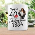 Chapter 40 Fabulous Since 1984 40Th Birthday For Girls Women Coffee Mug Gifts ideas
