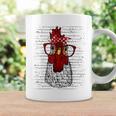 Chicken With Bandana Headband And Glasses Cute Coffee Mug Gifts ideas