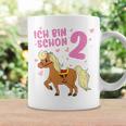 Children's Ich Bin Schon 2 Pferd Zwei Jahre Pony 2 Geburtstag Tassen Geschenkideen