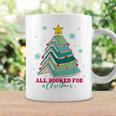 Christmas Book Tree Retro All Booked For Christmas Book Tree Coffee Mug Gifts ideas