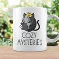 Cozy Mysteries Cute Cat Cozy Murder Mystery Cat Detective Coffee Mug Gifts ideas
