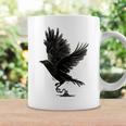 Cuervo Pájaro Cuervo Tatuaje Taza de café Ideas de regalos