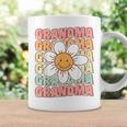 Cute Groovy Grandma 70S Family Birthday Party Daisy Flower Coffee Mug Gifts ideas