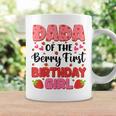 Dada Bery First Birthday Strawberry Girl Dad And Mom Family Coffee Mug Gifts ideas